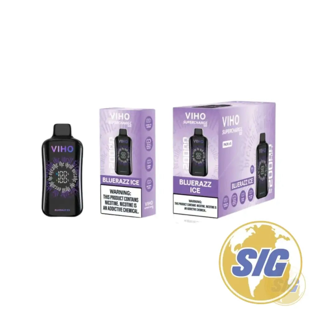 Viho SuperCharge Pro 20000 Puffs Dipsosable Vape - Blue Razz Ice