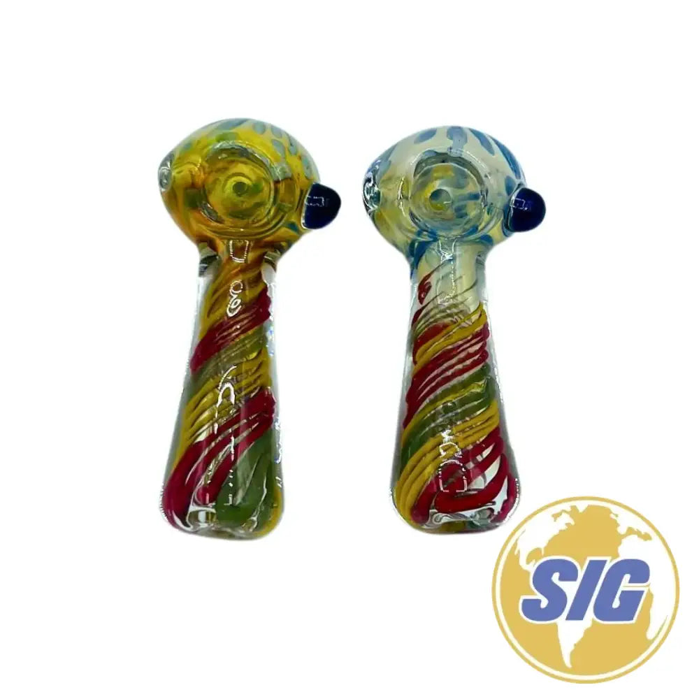 Vivid Spiral Hand Pipe |REF: HP 301|