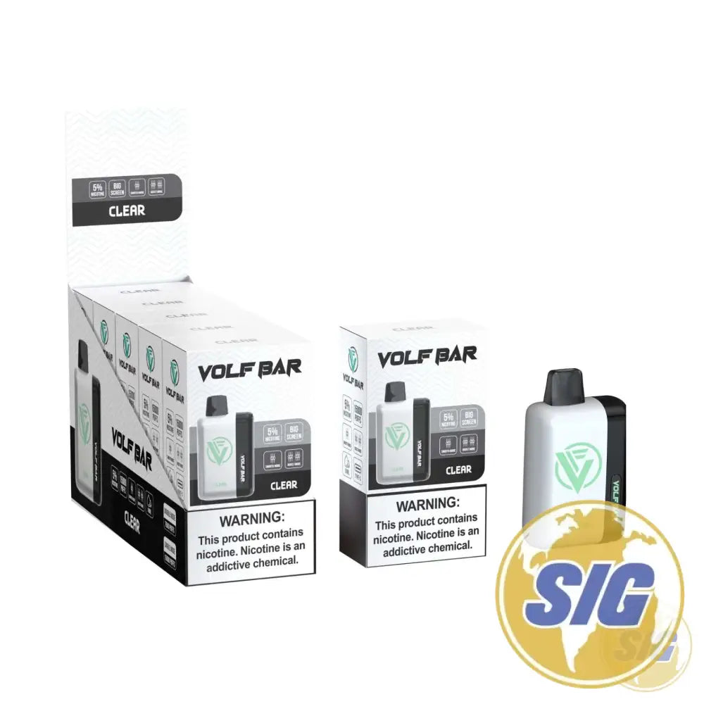 Volf Bar VB 15k Puffs Disposable Vape - Clear 5% 