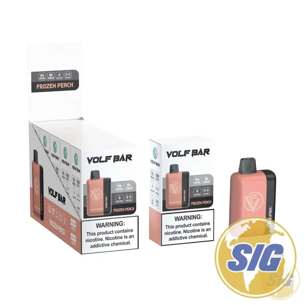 Volf Bar VB 15k Puffs Disposable Vape - Frozen Peach