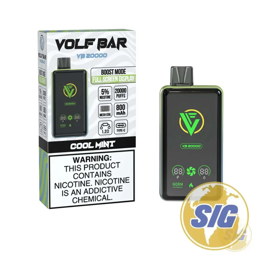 Volf Bar VB 20k Puffs Disposable Vape - Cool Mint