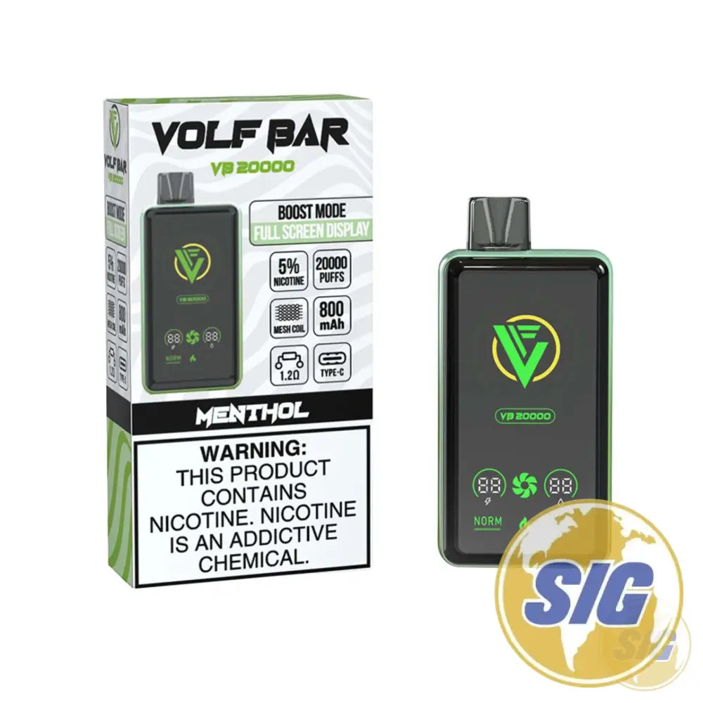 Volf Bar VB 20k Puffs Disposable Vape - Menthol