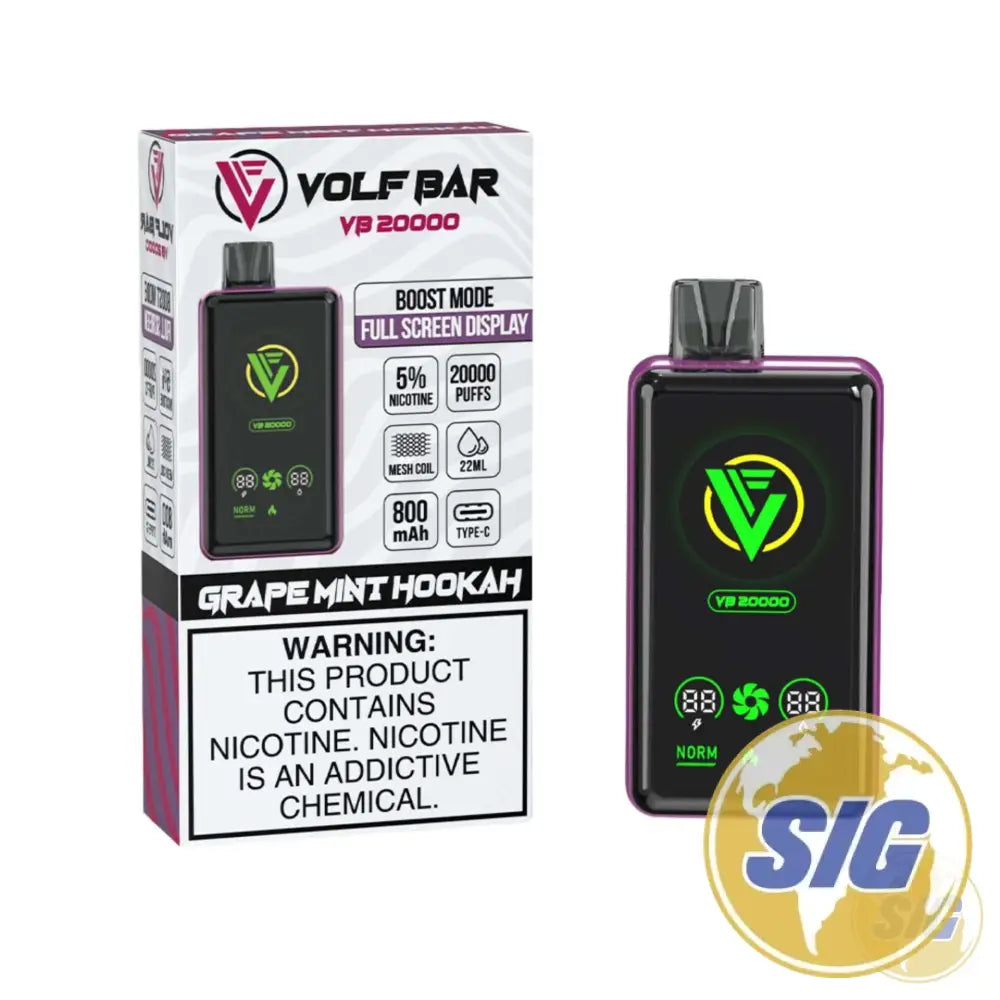 Volf Bar VB 20k Puffs Disposable Vape - Mint Hookah