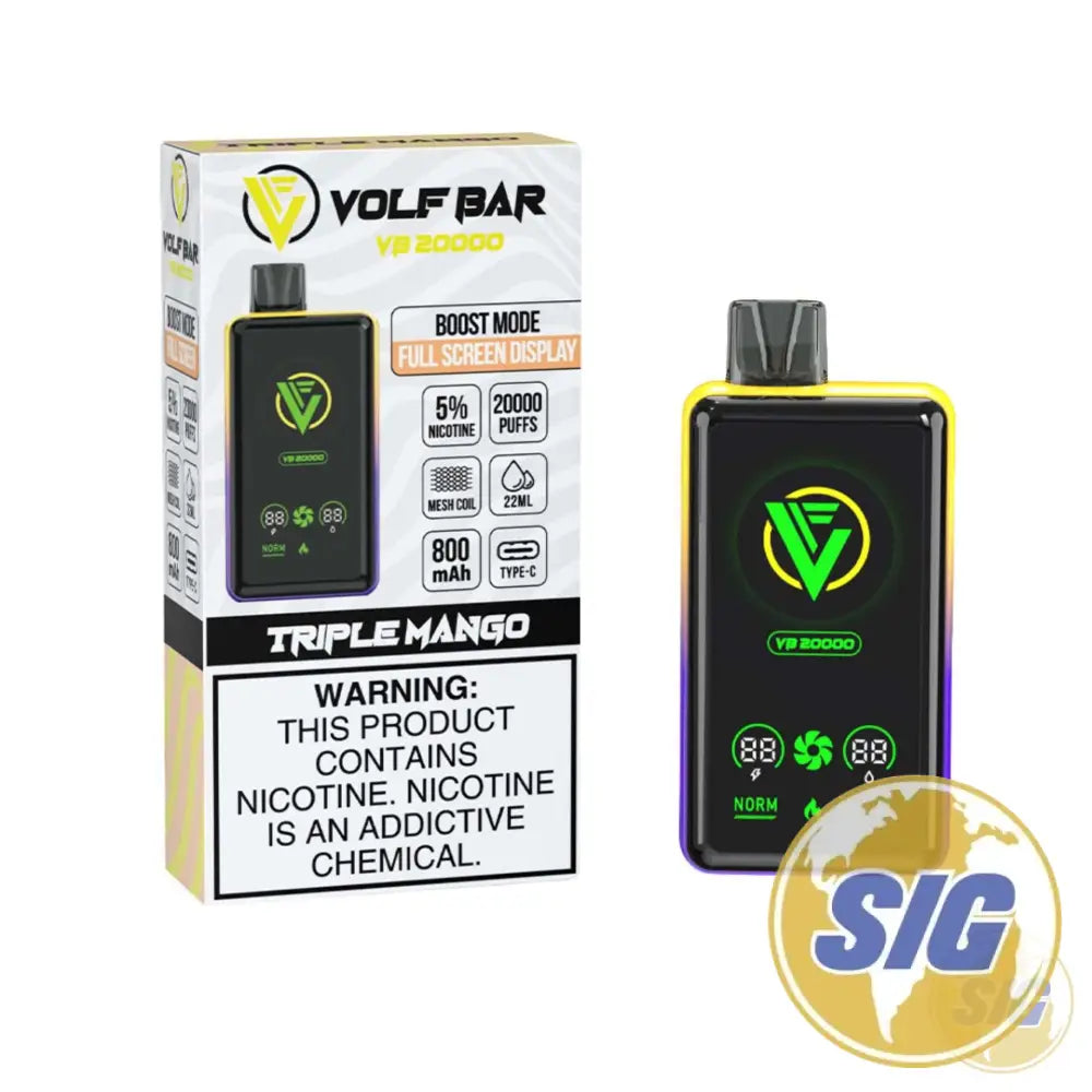Volf Bar VB 20k Puffs Disposable Vape - Triple Mango