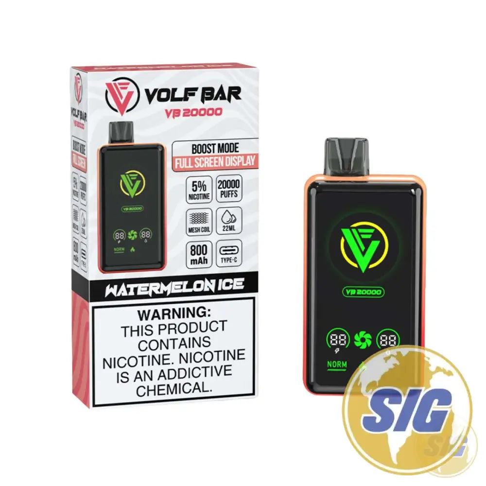 Volf Bar VB 20k Puffs Disposable Vape - Watermelon Ice