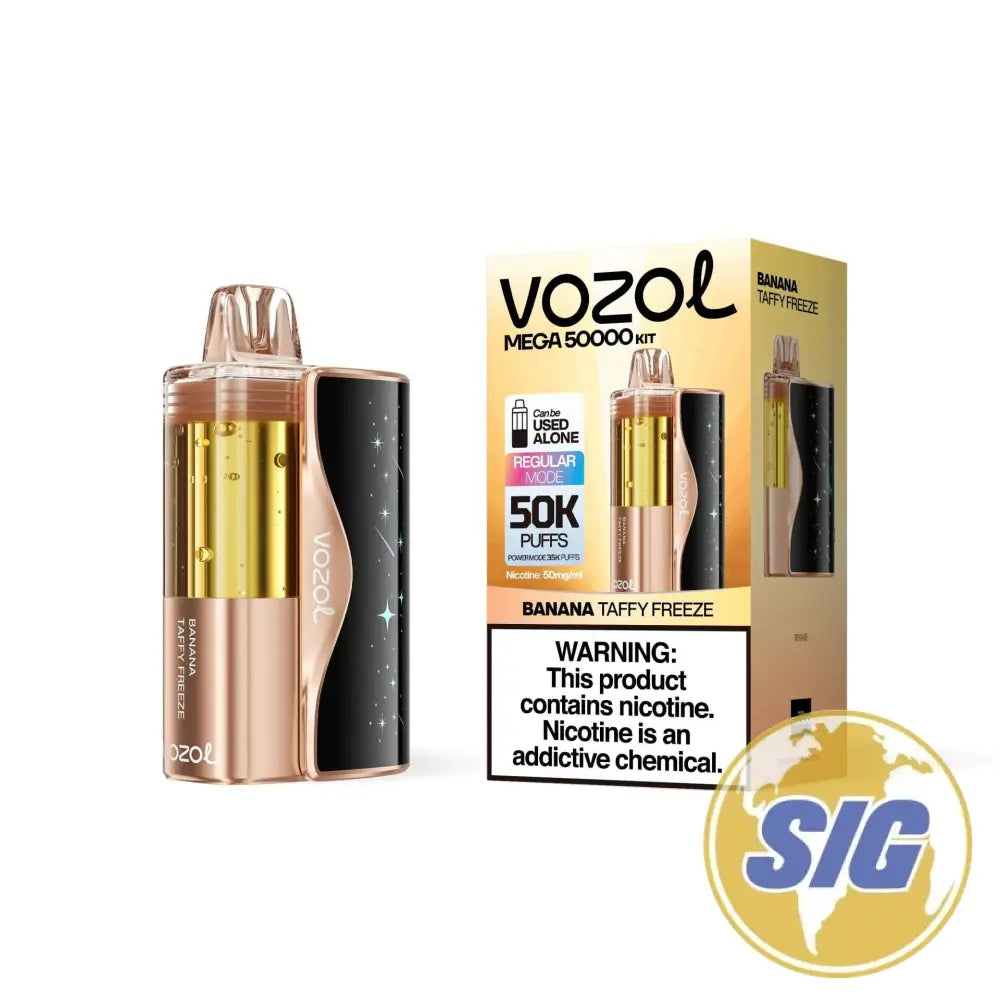 Vozol Mega 50K Kit - Banana Taffy Freeze