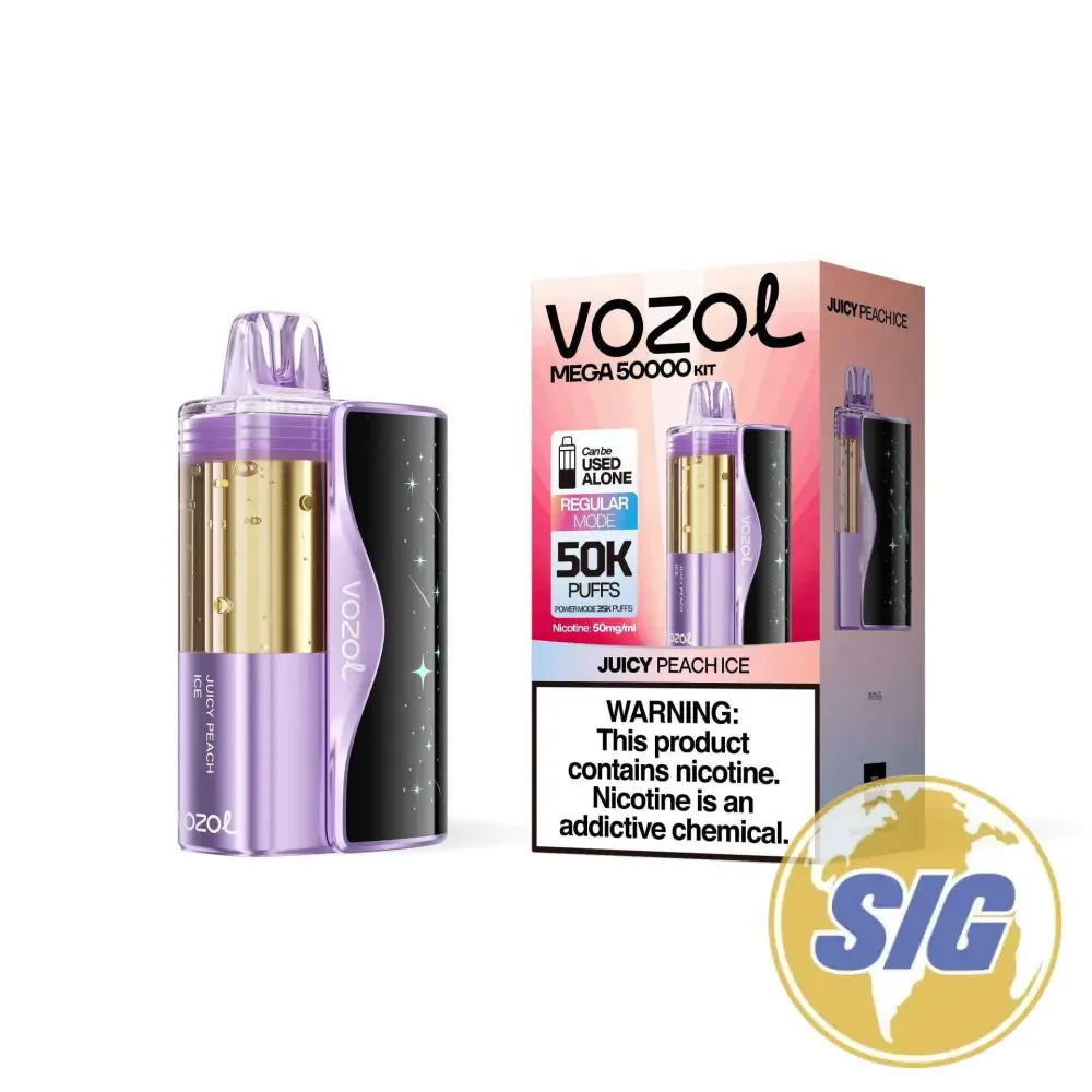 Vozol Mega 50K Kit - Juicy Peach Ice