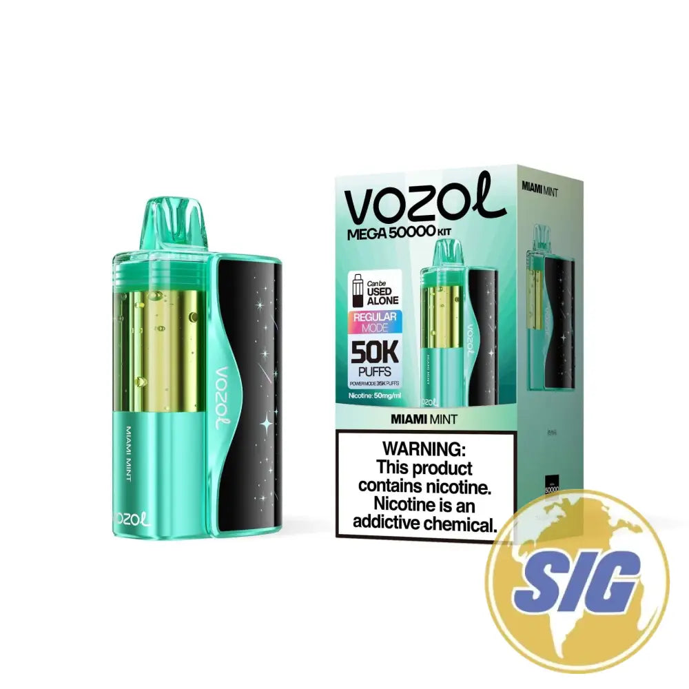 Vozol Mega 50K Kit - Miami Mint