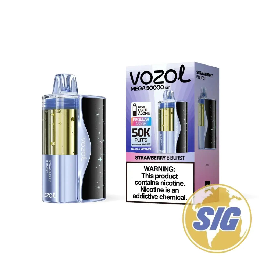 Vozol Mega 50K Kit - Strawberry B Burst