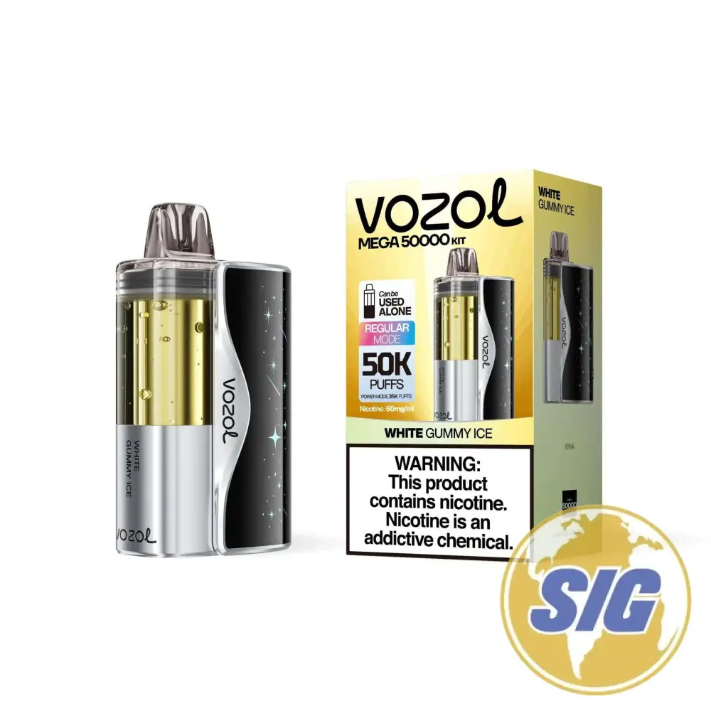 Vozol Mega 50K Kit - White Gummy Ice