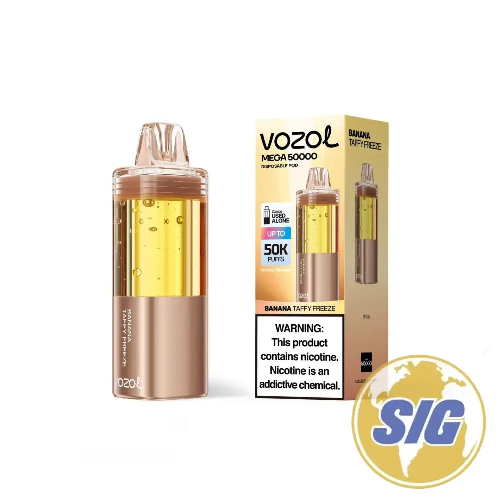 Vozol Mega 50K Pod - Banana Taffy Freeze