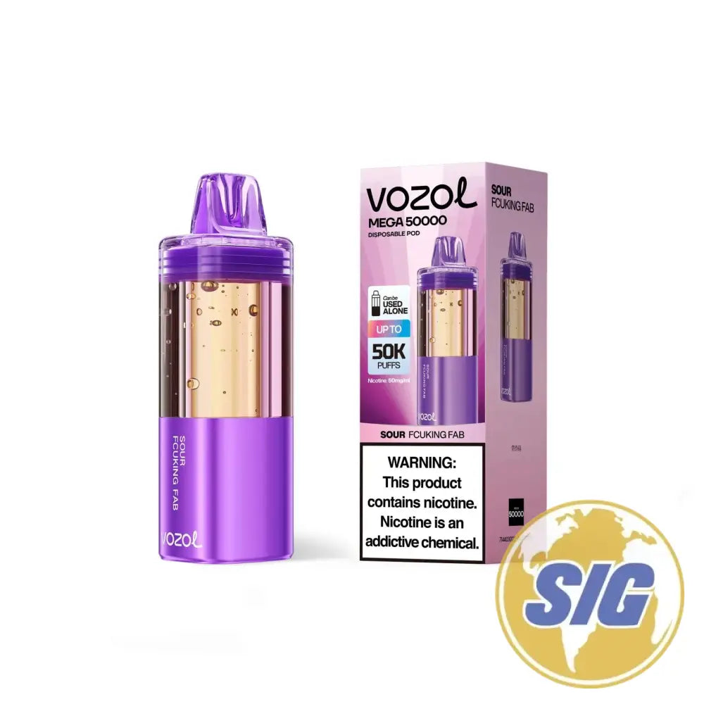 Vozol Mega 50K Pod - Sour Fcuking Fab