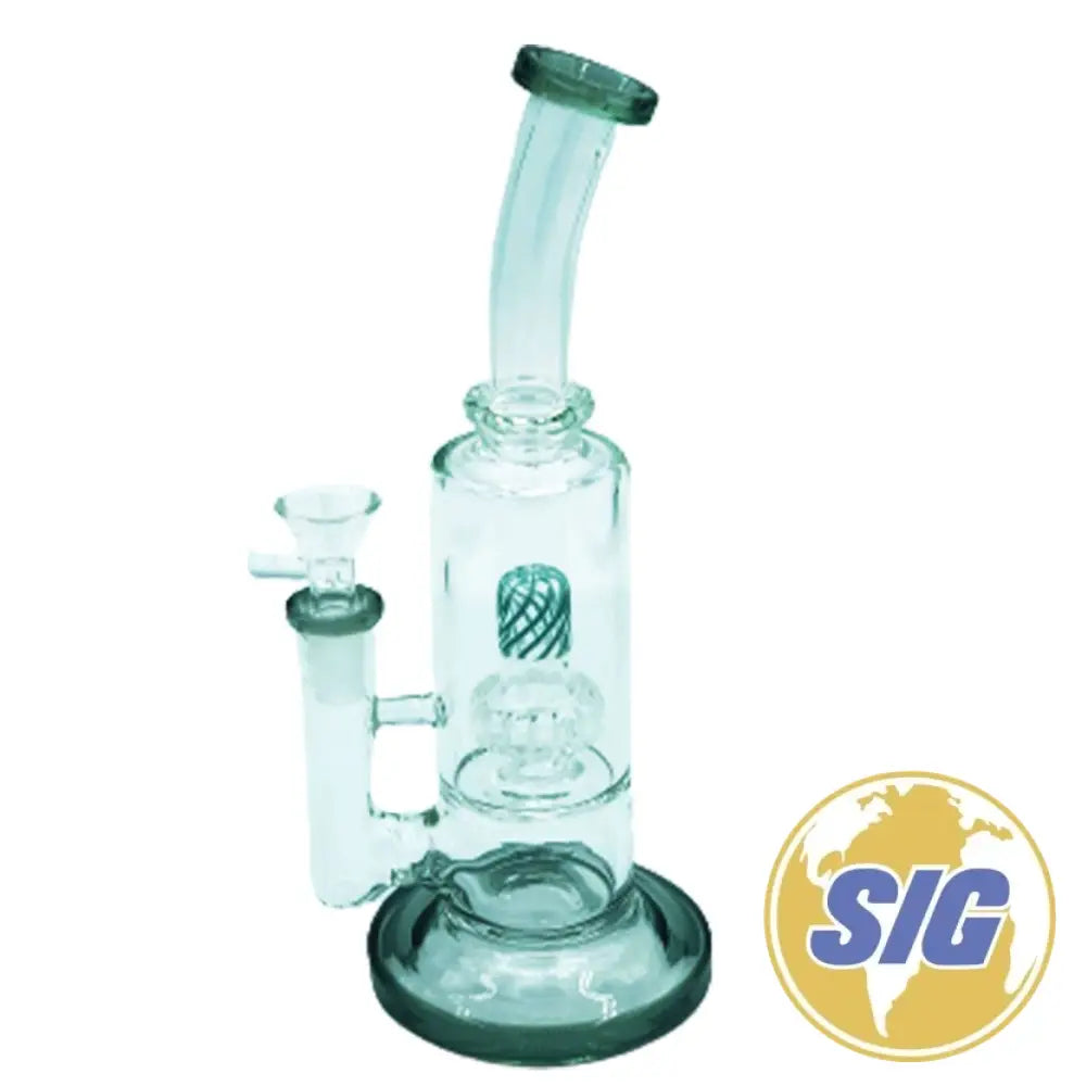 Water Pipe W/ Colored Percolator