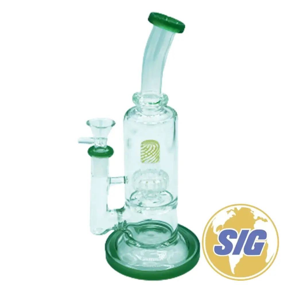 Water Pipe W/ Colored Percolator