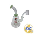 Wavy Perc Water Pipe | REF: WP-SM-043|