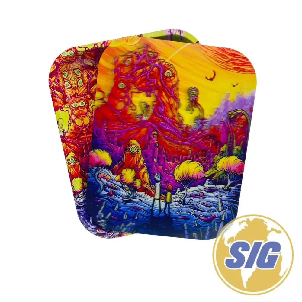 X-Large 12″ x 11″ Magnetic 3D Trays With Lid - Design #27