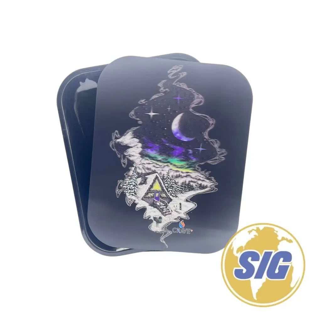 X-Large 12″ x 11″ Magnetic 3D Trays With Lid - Design #32