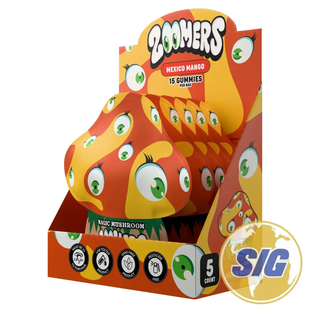 Zoomers Magic Mushroom Gummies 5cnt
