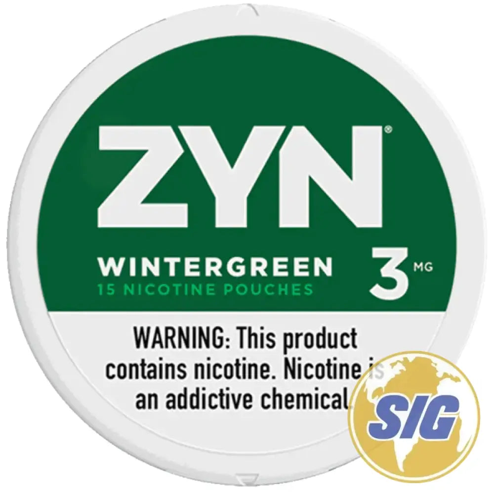 Zyn Nicotine Pouch 5CNT/Sleeve - 3MG / Wintergreen