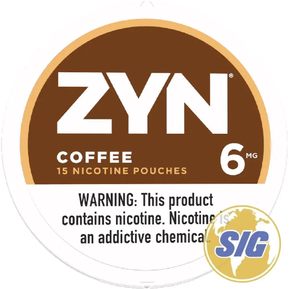 Zyn Nicotine Pouch 5CNT/Sleeve - 6MG / Coffee
