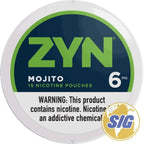 Zyn Nicotine Pouch 5CNT/Sleeve - 6MG / Mojito