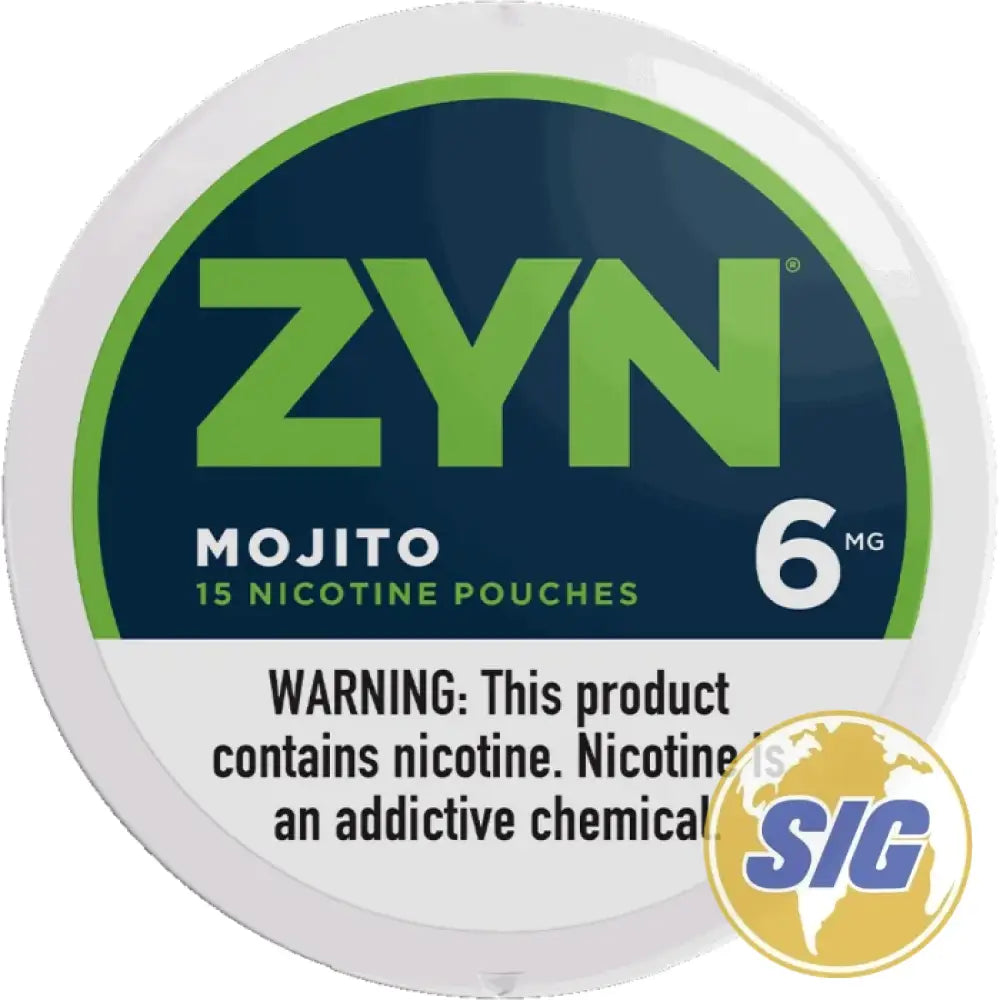 Zyn Nicotine Pouch 5CNT/Sleeve - 6MG / Mojito