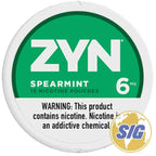 Zyn Nicotine Pouch 5CNT/Sleeve - 6MG / Spearmint